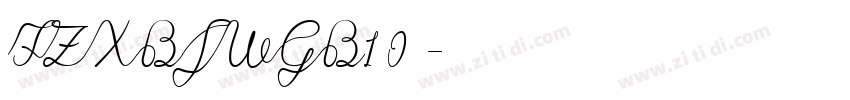 FZXBJWGB1 0下载字体转换